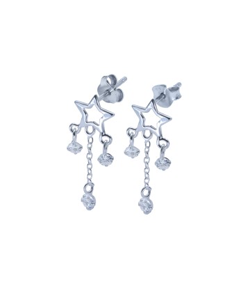 Shining Star Silver Stud Earring STS-5840